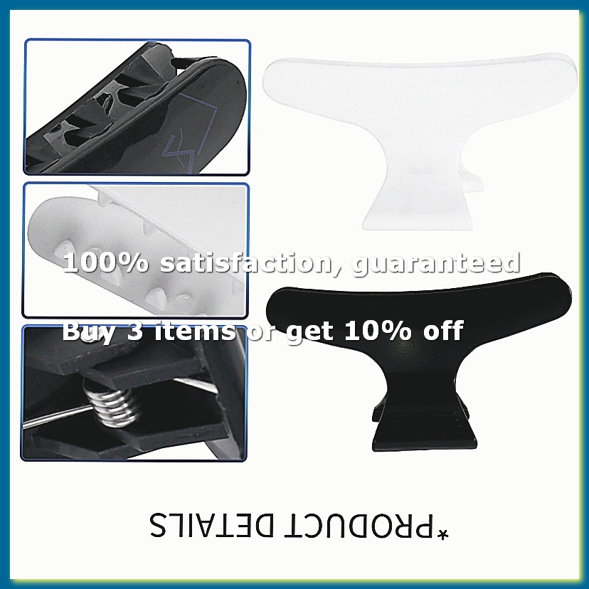 Hair Clips - Pinces à cheveux noires et blanches