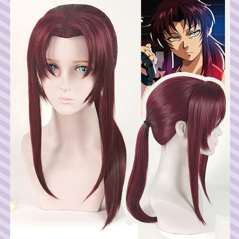 Synthetic Braided Wigs For Black Women - Nouveau BLACK LAGOON Rebecca Revy Cosplay