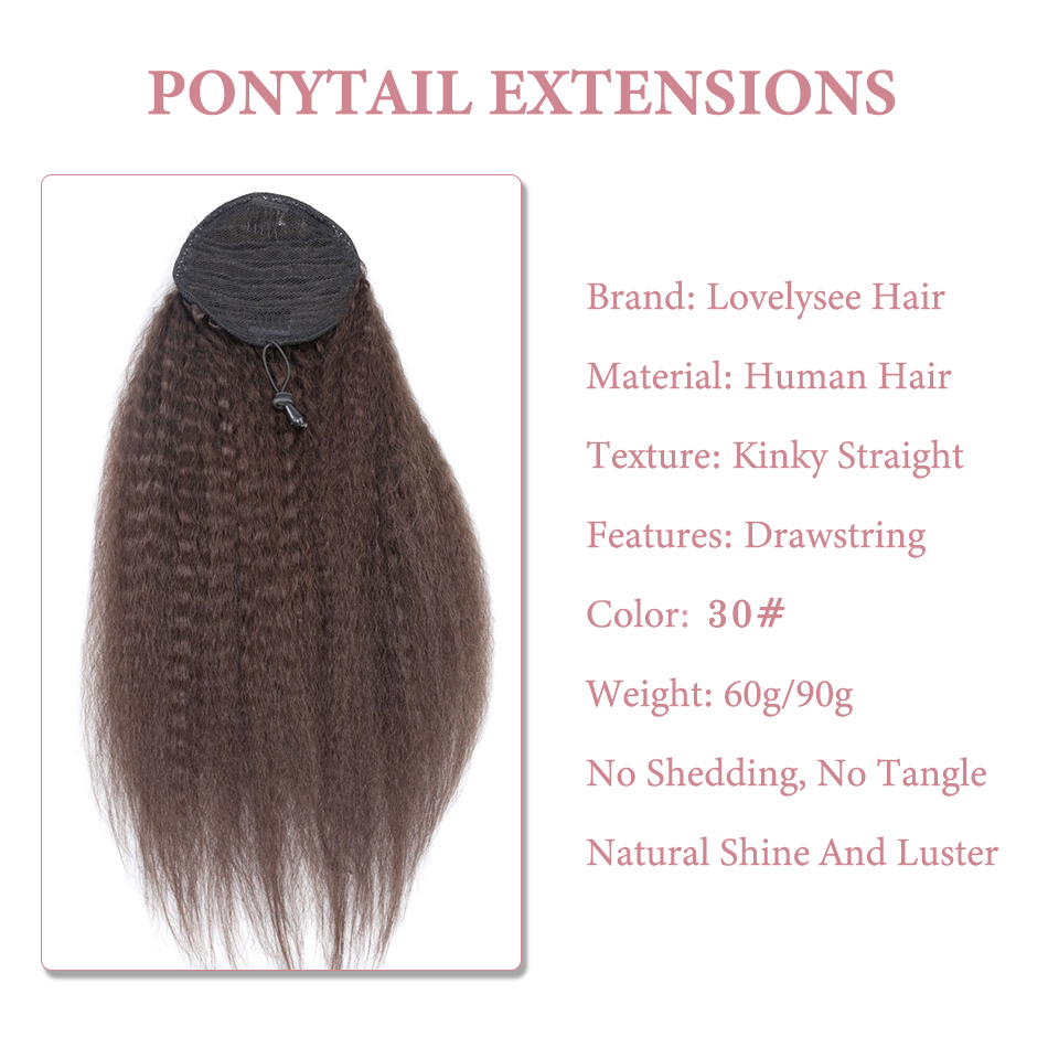 Queue de cheval cheveux humain - Seamless Clip In Hair Extensions Human Hair avis et prix