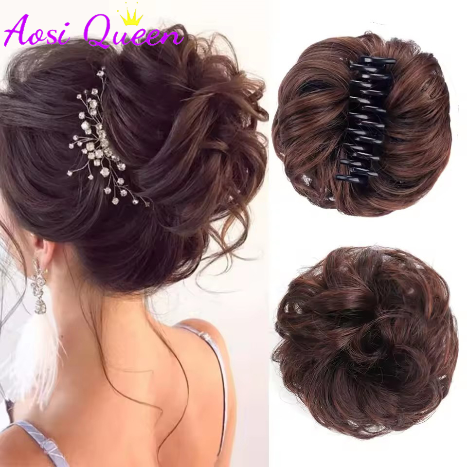 AOSIQUEE Chignon synthétique d - Claw Clip Messy Bun Hair Piece avis et prix