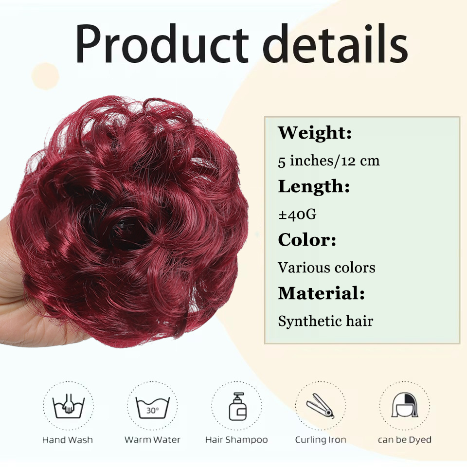 AOSIQUEE Chignon synthétique d - Claw Clip Messy Bun Hair Piece avis et prix