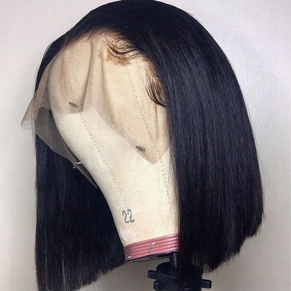 Perruque pré-coupée sans colle - Pre Parted 13X4 Lace Front Bob Wig avis et prix