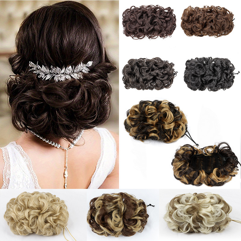 Extension de chignon bouclé à  - Claw Clip Messy Bun Hair Piece avis et prix
